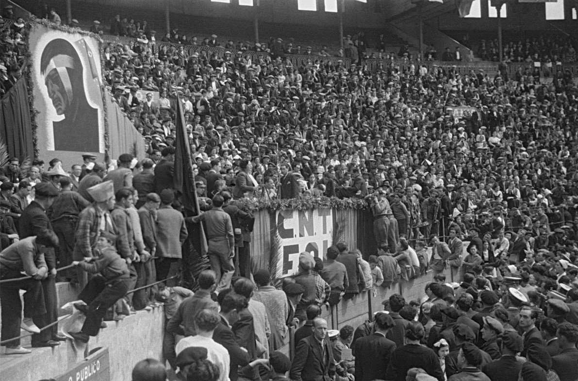 Meeting of the CNT-FAI during the Spanish Revolution.